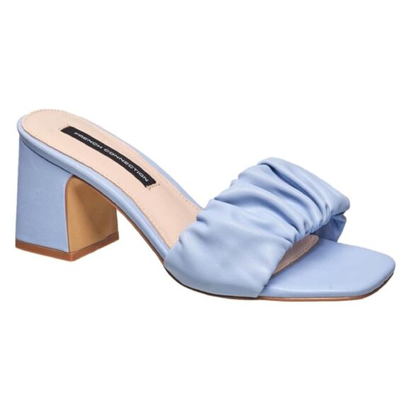NWOT French Connection Chunky Sandals Pastel Blue 7 - Picture 1 of 15